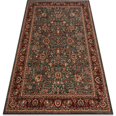 Kleden Rugsx Wollen tapijt KASHQAI 4362 400 ornament groen 160x240 cm