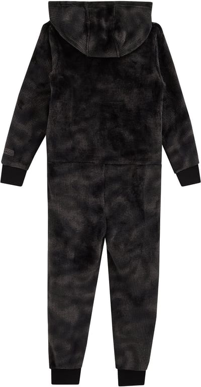WE Fashion Jongens fleece onesie met print