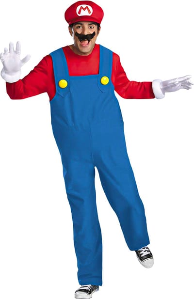 Mario™ Deluxe outfit voor volwassenen - Verkleedkleding - XXL