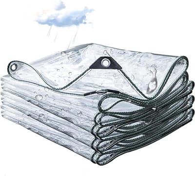 Transparant Dekzeil - Waterdichte Cover - Bescherming Buiten - Scheurvast Materiaal - 3x3ft - Doorzichtig