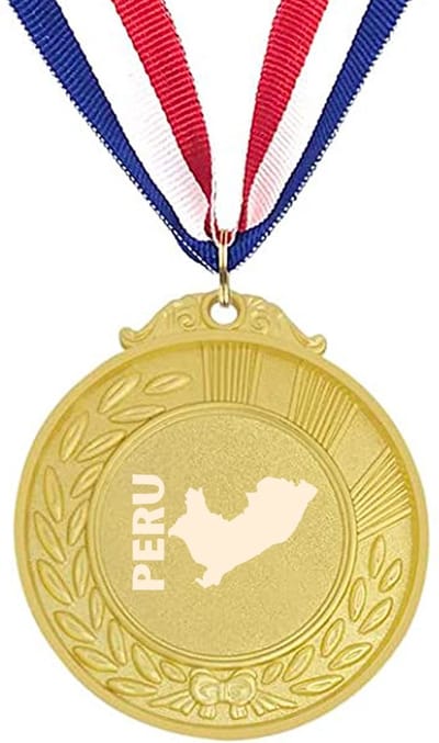 Akyol - peru medaille goudkleuring - Piloot - toeristen - peru cadeau - beste land - leuk cadeau voor je vriend om te geven