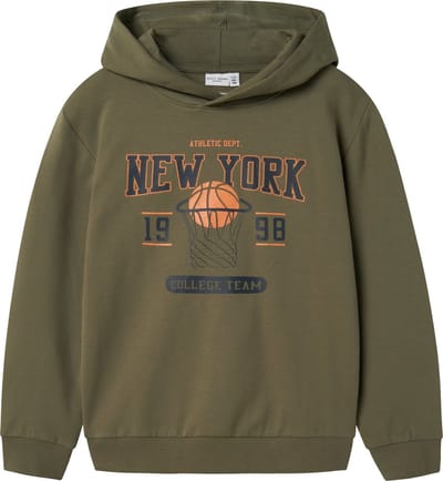 NAME IT NKMVUGO LS NREG SWEAT WH BRU Jongens Trui - Maat 122/128