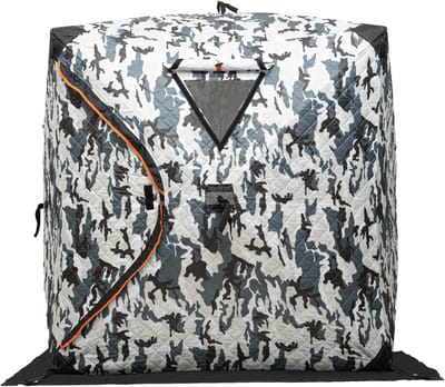IJs Vistent - Vis Shelter - IJs Vissen - Geïsoleerd Waterdicht - 145x145x165 cm - Camouflage