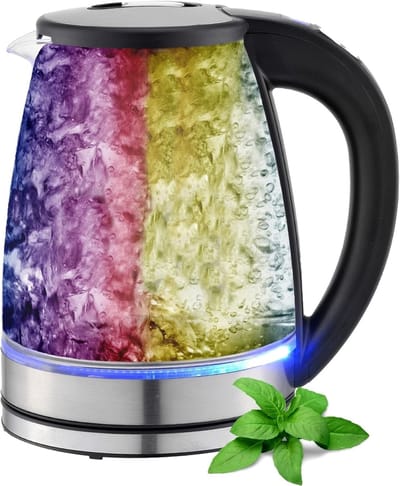 VH Supplies® Waterkoker met Temperatuurregeling - Elektrische Waterkoker - Warmhoudfunctie - 1.8L - 2200W