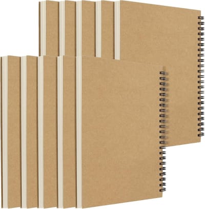 Allecta - A5 Schetsboek met Spiraalbinding en Blanco Papier voor Kunstenaars - Landschapsschilderij - 120 Pagina's