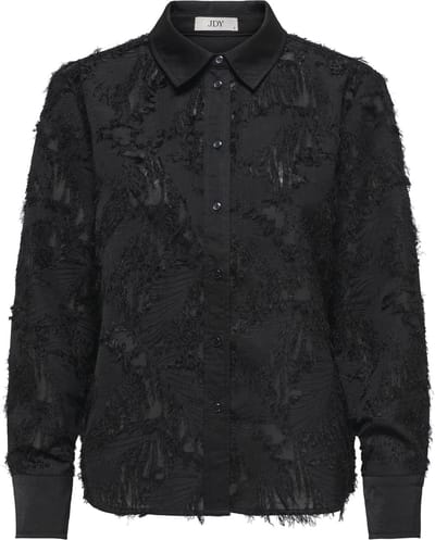 JDY - JDYTESS L/S CONTRAST LOOSE SHIRT WVN - Dames - Blouses