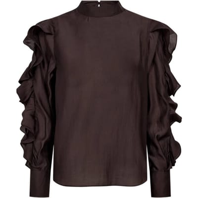 Copenhagen Muse Cmmolly-blouse Blouses Dames - Bruin - Maat L