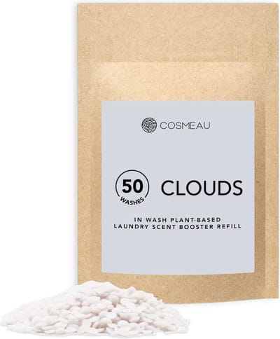 Cosmeau Geurbooster Wolkendek Clouds Navulling Refill - MADE in Holland - Geurparels - 50 Wasbeurten - Fris - 250g - Geurkralen Wasparfum Scent Booster