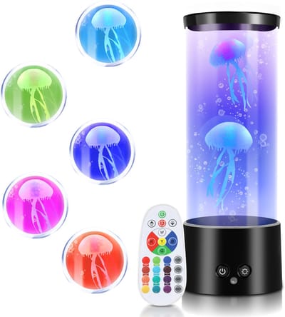 Nachtlampjes - LED - Kwallenverlichting - 16 Kleuren - Lavalampen - Aquarium Nachtlampjes - Kwallen LED Lavalampen - Met Afstandsbediening - Verjaardagscadeau voor een Lady Mister - Casual Decoratie