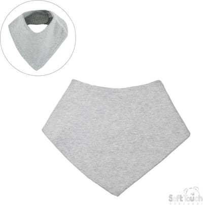 Soft Touch Bandana Slabber Unisex 20 X 40 Cm Grijs BB507