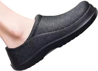 Keukenschoenen Heren Antislip Zwart – Waterdichte, Oliebestendige Chef Schoenen, EVA Klompen en Zomer Sandaal voor Hotel, Restaurant en Werk – Maat 42