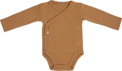 Baby's Only Rompertje lange mouw Pure - Caramel - 56 - 100% ecologisch katoen - GOTS
