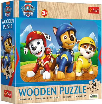 Trefl PAW Patrol Kinderpuzzel Hout Houten Legpuzzel - 50 stukjes - Vanaf 4 jaar