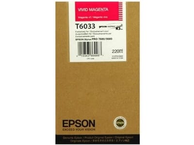 Epson T6033 inktcartridge vivid magenta hoge capaciteit (origineel)
