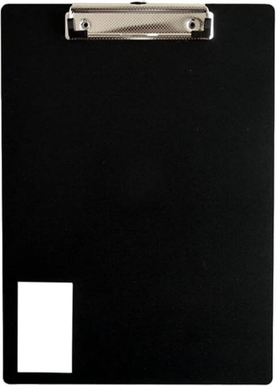 WiseGoods Luxe Klembord A4 - Clipboard - Kantoorartikelen - Kantoor Accessoires - Thuiswerken - Bureau Tool - Papierhouder Zwart