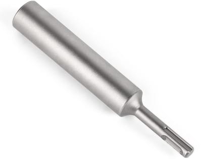 Beitel voor het aanbrengen van grondspikes, SDS Plus, 20mm binnen diameter, 25mm buiten diameter, 170mm lengte, ideaal voor tuinprojecten en constructie.