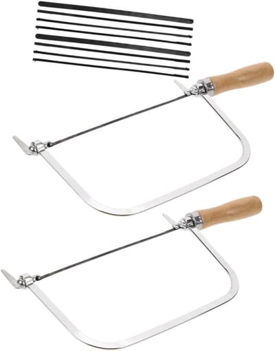 Handzaag Houtbewerking - Decoupeerzaag Sieraden - Knutselen en Hobby - Ergonomische Grip - 305 cm - Multi