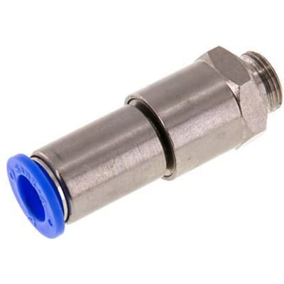 12mm & G3/8'' Hoge Snelheid Draaidoorvoer Insteek Buitendraad Vernikkeld Messing/PBT NBR