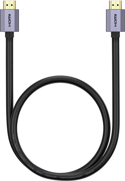 Baseus HDMI Kabel 8K - 1 Meter - High Definition - Flexibel - Zwart