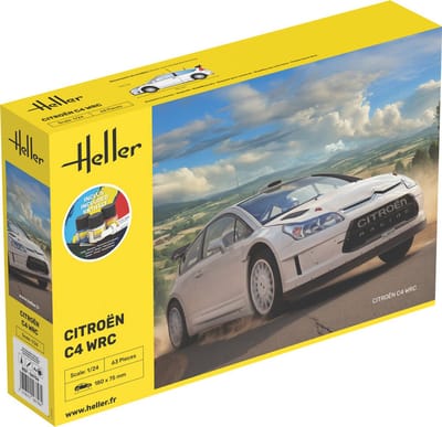Heller Modelbouwpakket Militaire voertuigen - 56756 Citroen C4 WRC - Auto - Starter Kit Plastic - 1:24 - Modelbouw