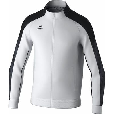 Erima Evo Star Trainingsjack Heren - Wit / Zwart | Maat: XXL