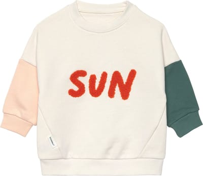 Lässig Kids Sweater GOTS Little Gang Sun milky, 1-2 jaar, maat 86/92