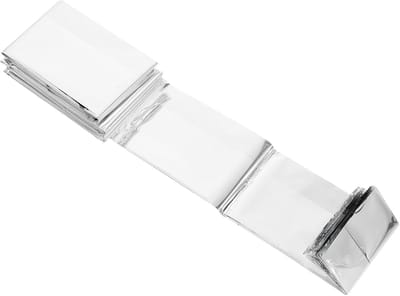 Opvouwbare Isolatie Dekens - Nooddeken Aluminiumfolie - Buiten Warm Blijven - Houdt 90% Warmte Vast - 210x130 cm - Zilver