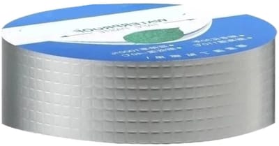 Aluminiumfolie Tape - Butylrubber Afdichting - Lekreparatie Buiten - Zelfklevend Weerbestendig - 5cm X 3m - Zilverachtig