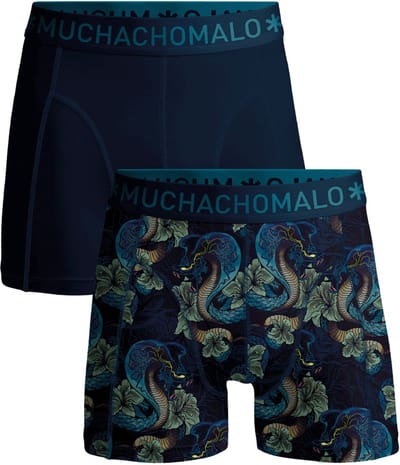 Muchachomalo Heren Boxershorts - 2 Pack - Maat XL - 95% Katoen - Mannen Onderbroeken