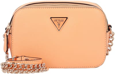 GUESS Schoudertas Avondtas Noelle Crossbody Camera Apricot Abrikoos