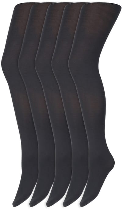 Gekleurde panty’s | Micro | 60 Denier | Merk: Marianne | Maat: S t/m XXL | Kleur: Staal blauw | 5 Paar