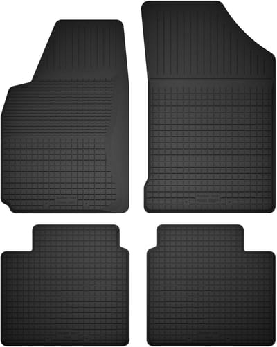 Wielganizator BasicProtect Serie - Rubber Automatten - 4 stuks - Antislip en Weerbestendig