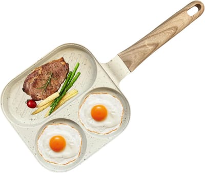 Pannenkoekenpan - Koekenpan Omelet - Ontbijt Bereiden - 3-Kops Inductie - 36.5 x 18.5 cm