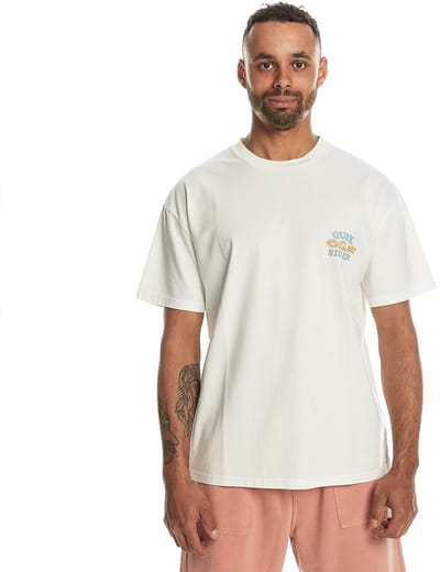 Quiksilver Lifes Quik T-shirt Met Korte Mouwen Wit L Man