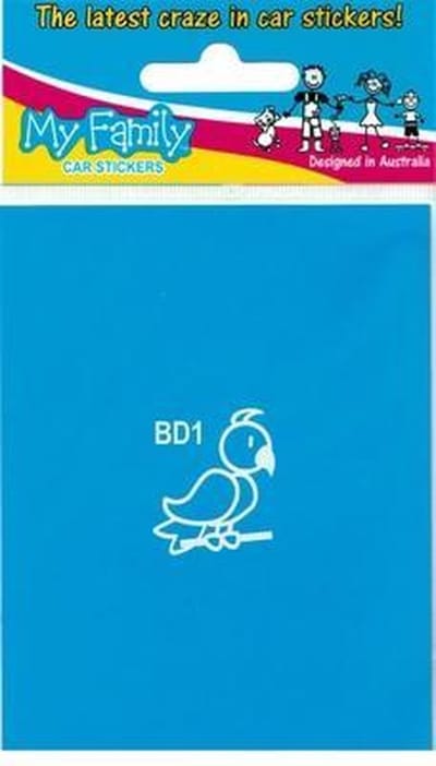 Vogel, autosticker