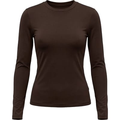 Slim Longsleeve DONKERBRUIN