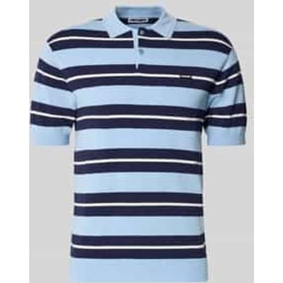 slim fit poloshirt van viscosemix