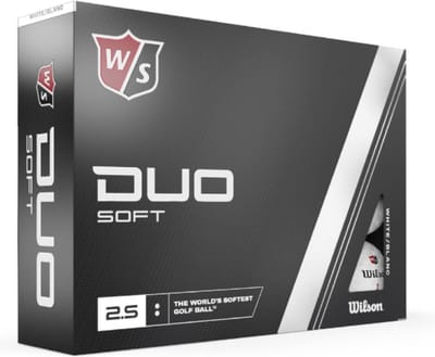 Wilson Staff DUO Soft Golfballen 2023 - Wit - 12 Stuks