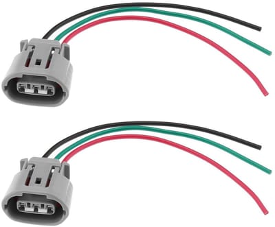 3-Pin Lichtmachine Connector Set voor Toyota en Lexus, Vervangende Stekker voor Bedrading, Pre-Wired, Duurzaam en Betrouwbaar
