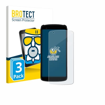 BROTECT - Screenprotector voor Zebra TC22R - Folie Beschermfolie Beschermglas matte 3 Stuks