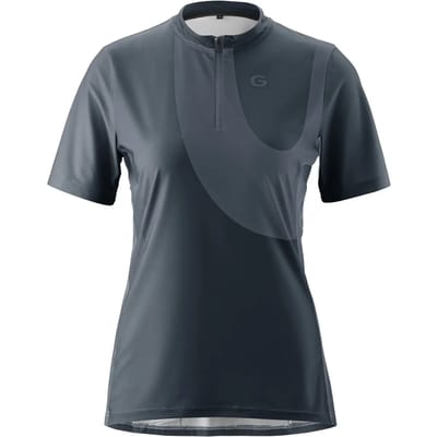 Gonso Adventure Halfzip Korte Mouw Wielertrui Grijs 36 Vrouw