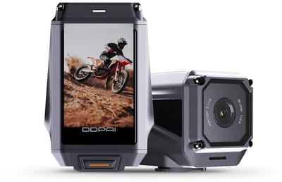 DDPAI Ranger - 4K Camera Motor/MBT/Racefiets - 128GB Geheugen - GPS en Beeldstabilisatie - IP67 Waterdicht