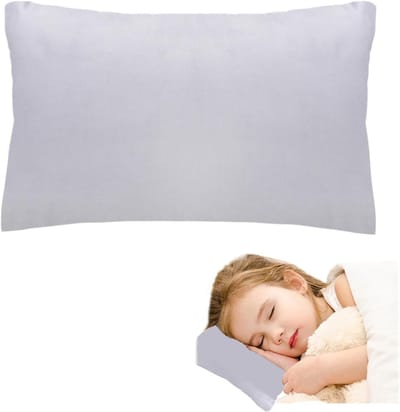 Reis Kussen 28 x 17 cm - Klein en Wasbaar Neuskussen voor Volwassenen - Ideaal voor Comfort tijdens Reizen en Auto- of Vliegtuiggebruik (Grijs)