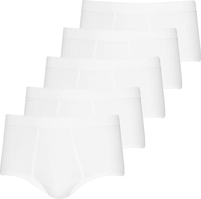 ESGE Heren slip met voorsluiting 5 pack - Dubbelrib