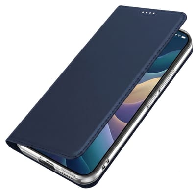 Dux Ducis, Hoesje Geschikt Voor Xiaomi 17T Pro Skin Pro met Pasjeshouders, Nachtblauw