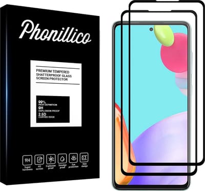 Screenprotector voor Samsung Galaxy A70 - 2 stuks Beschermglas van glas Transparante glazen schermbeschermfolie met zwarte randen