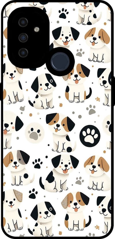 Smartphonica Telefoonhoesje Geschikt voor OnePlus Nord N100 met honden opdruk - TPU backcover case dog design geschikt voor OnePlus Nord N100