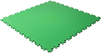 Rubbermagazijn - PVC kliktegel hamerslag - 7mm - 50x50cm - groen - winkel - showroom - garage - prijs per stuk