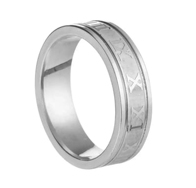 Roman Ring | Ringen Mannen | 16mm | Ring Heren | Mannen Cadeau voor Man Cadeautjes |