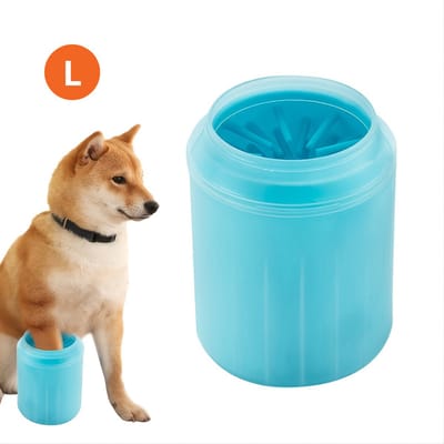 Bovista Hondenpoten Reiniger - Hondenpoten Schoonmaken - Honden Verzorging - Potenreiniger Hond - Poot Reiniger - Groen - Maat L